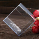 10 Pack of 10cm Square Cube PVC Box -  Product Showcase Clear Plastic Shop Display Storage Packaging Box-3