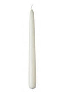 50 bulk buy pack white wax 20cm taper church house vigil candleabra candle 2CM WIDE-2
