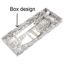 Bride Groom Cake Server Set Wedding Cake Knife and Silver Blade Server Set Boxed - Bride Groom Handles-5