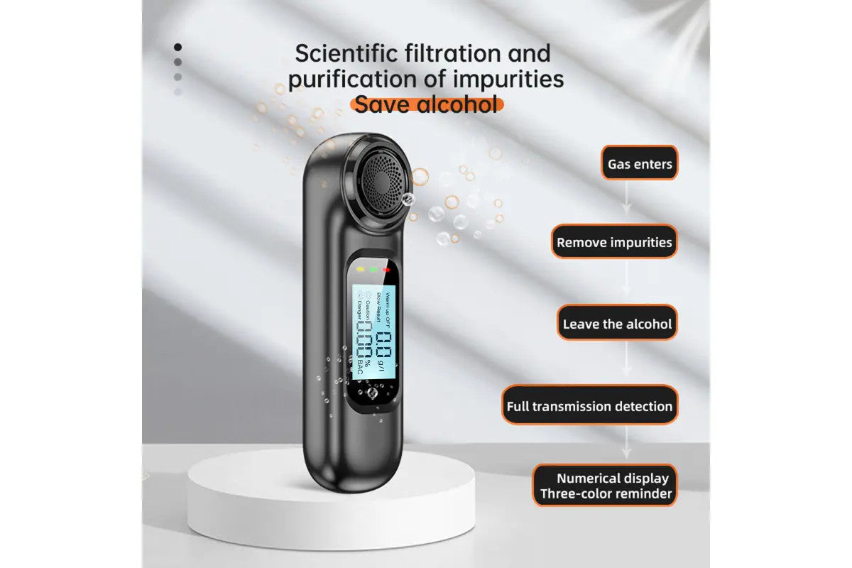 Breathalyser Breathtester Tester Alcohol Digital Personal Drink Mini Handbag Car - FREE POST - 0