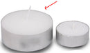 Large Tealight Candles 6cm Wide in silver foil cup  10 in a pack - Party Event Wedding BBQ Dinner Romantic Ambience Decor-1