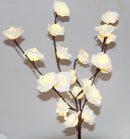 1 Set of 50cm H 20 LED White Rose Tree Branch Stem Fairy Light Wedding Event Party Function Table Vase Centrepiece Decoration-1
