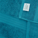Linenland 4 Piece Cotton Bath Towels Set - Blue-3