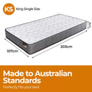 ValueSleeper 3-Zone Orthopaedic Pocket Spring King Single Mattress-4