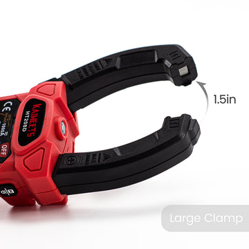 KAIWEETS HT208D Inrush Clamp Meter 1000A True RMS AC/DC Current Amp Meter - 0