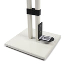 Lirash Touch Free Hand Sanitiser Dispenser Station Floor Stand Foot Operated - White Black-7