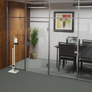 Lirash Touch Free Hand Sanitiser Dispenser Station Floor Stand Foot Operated - White Black-9