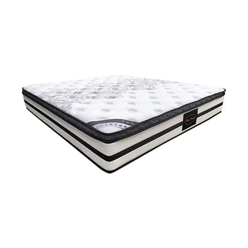 Double Mattress Euro Top Memory Foam Non-woven Pocket Spring - 0