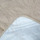 Faux Suede 1 Seater Sofa Protector Camel-3