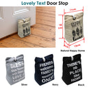 Door Stop Bag Black Approx 0.98kg-2