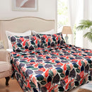 Hotel Living 3 Pce Light Weight Comforter Set Queen/King Corbett Tropical Leaves-1