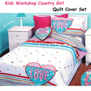 Kids Workshop Country Girl Quilt Cover Set Single-2