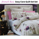 Belmondo French Rose Easy Care Quilt Cover Set Queen-2