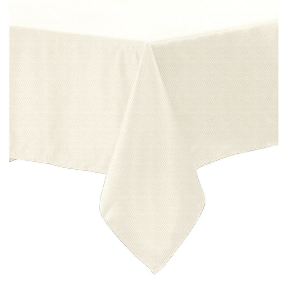 Polyester Cotton Tablecloth Ivory 180 x 180 cm