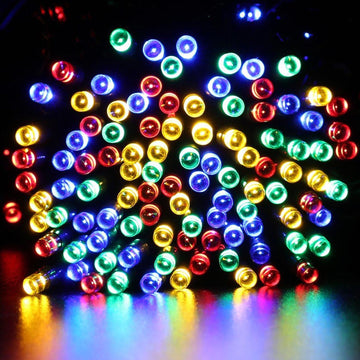 Solar Fairy String Led Lights 12M-32M Outdoor Garden Christmas Party Decor(32M300Led) - 0