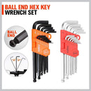 48-Piece Ratchet Wrench Set with Rolling Pouch - Metric SAE Allen Key & Hex Key Spanner Kit-7