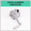 Aluminium Rotary Drum Pump Diesel Fuel Kero Oil Petrol 44 Gallon Drum Hand Pump-4