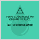 Aluminium Rotary Drum Pump Diesel Fuel Kero Oil Petrol 44 Gallon Drum Hand Pump-10