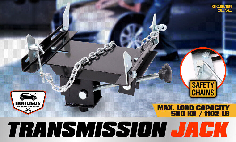 Transmission Jack Adapter Gearbox Removal Adaptor 500KG Loading Automotive Tool - 0