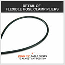 Long Hose Clamp Pliers 24" Flexible Extension Wire Oil Fuel Hose Clip Remove-8