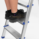 4 Step Ladder Multi Purpose Foldable Folding Aluminium Home Office Shop-4