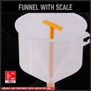 19-Piece No-Spill Radiator Coolant Refilling Funnel Kit Spill Proof Radiator Bleeder Kit with Universal Adaptor-6