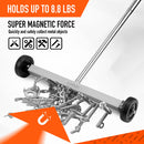 17inch Telescoping Magnetic Sweeper Magnet Broom Rolling Pick Up 8.8Lbs Portable-6