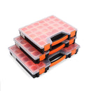 22 Compartments Parts Storage Box Tool Organizer Plastic Bin Carry Case-1