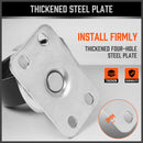 4Pc 3.5'' Heavy Duty Steel Castor Wheel Swivel Caster 500KG/EA Loading Capacity-4