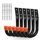 HORUSDY 6Pc Wall Mount Garage Hooks Set Heavy Duty Steel Storage Rack Hanger-1