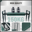 HORUSDY Garden Kneeler Bench Foldable Stool Knee Soft Pad Seat with Tool Pouch-5