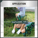 HORUSDY Garden Kneeler Bench Foldable Stool Knee Soft Pad Seat with Tool Pouch-8