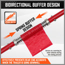 3Pcs 2 Ton Trailer Hitch 186cm Heavy Duty Tow Bar 4wd Trailer Spring Buffer Au-5