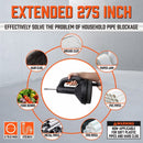 Drain Auger Drain Cleaner Unblocker Auger Sewage Pipe Cleaning Plumbing Tool-7