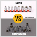 3Pc Mixed Socket Holder Set Storage Rails 1/2" 3/8" 1/4" Drive Grip Organiser-6