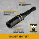 10Pc Magnetic Extension Socket Drill Bit Holder 1/4" Hex Screwdriver Nut Driver-6