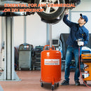 HORUSDY 80L Mobile Waste Oil Drainer Telescopic Workshop Fluid Collection Tank-9