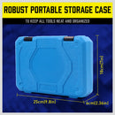 21Pc 12-Point Socket Set 1/2-inch Drive Grip Sleeve Storage Case Metric 8mm-36mm-7