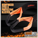 Heavy Duty 9.1M Recovery Tow Straps Snatch Kit - 32,000 LBS Break Strength with D-Ring Shackles for Off-Roading Recovery and Hauling-9