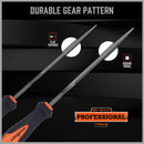 HORUSDY 2Pc 6.1" Flat Mini Needle File Set Metal Wood Carving Carpentry Tool-3