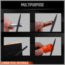 HORUSDY 2Pc 6.1" Flat Mini Needle File Set Metal Wood Carving Carpentry Tool-7