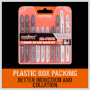 25Pc T-shank Jig Saw Blades Set For Wood Plastic Metal Sheet Cutting BIM HSS HCS-9