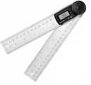 200mm Digital Angle Finder Ruler Protractor Measure Meter Stainless Steel 0-360-1