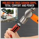 44-Piece Impact Screwdriver Set with Magnetic Bits, High Torque Hex Keys and Rack with Color Grip-6