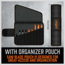 34-Piece Reciprocating Saw Blade Set Wood and Metal Cutting Blades with Storage Pouch-6