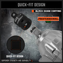 HORUSDY 5Pcs Impact Socket Adapter Set Socket Reducer 1/4  3/8 1/2 Inch Drive-5