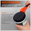 2Pc Adjustable Strap Wrench Rubber Belt Spanner Multi-Purpose Jar Opener Filter-6