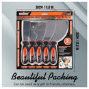 5Pc Stainless Steel Putty Knife Set Joint Knife Wall Scraper Paint Clean Blade-8