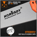16" Hand Saw Sharp Cut Wood Plastic Cutting Heavy Duty Crosscut Saw 505mm Long-6