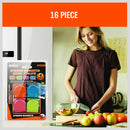 16Pc Magnetic Spring Clamps Magnet Refrigerator Clips Note Holder Fridge Tips-3